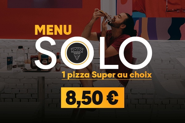 Menu solo à 8,50 €